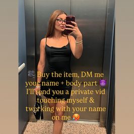 Buy: twerk and touching vid your name on any body part