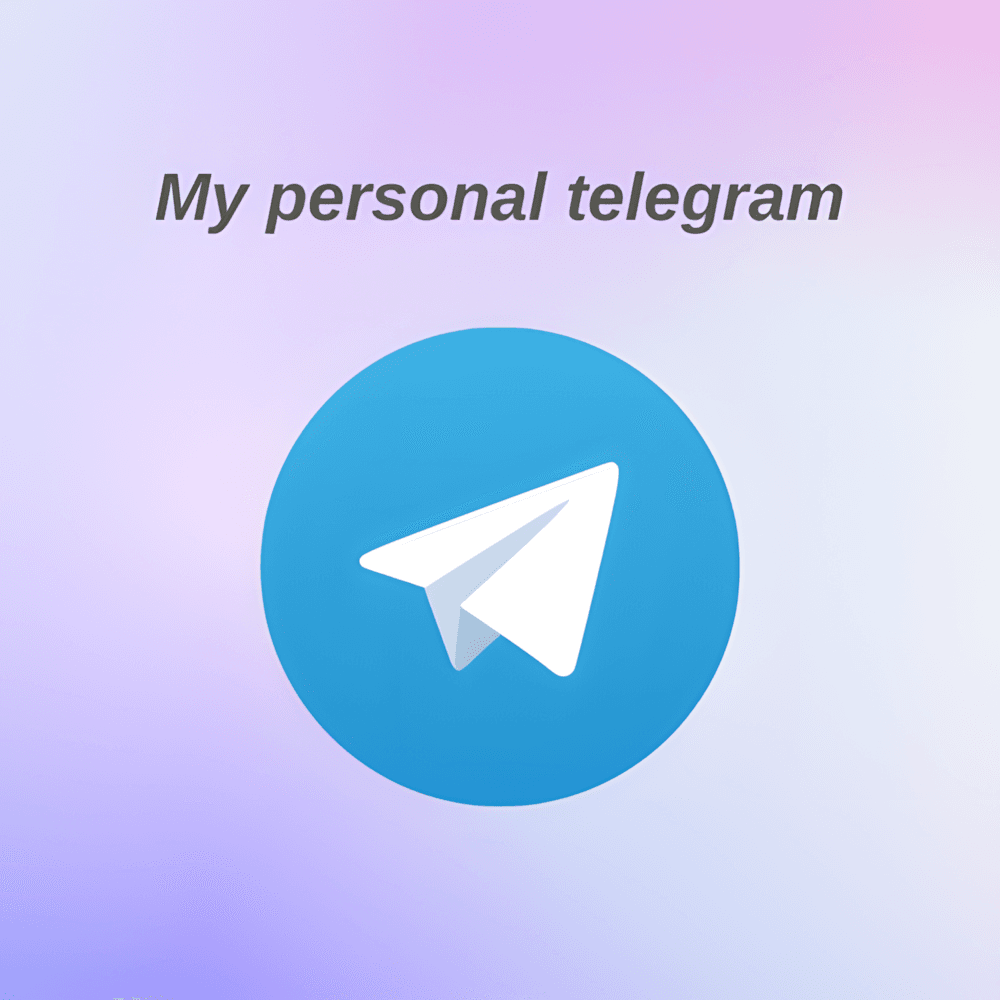My personal Telegram