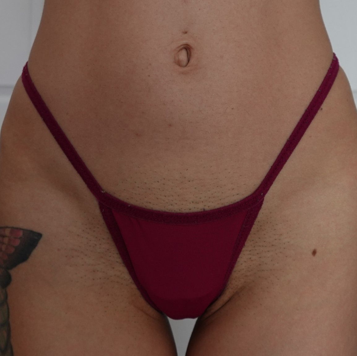 dark purple cloth g string