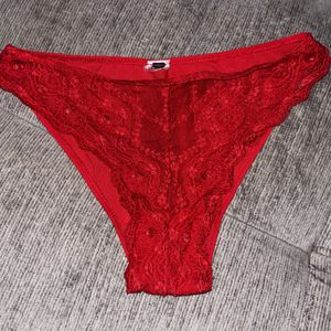 Red mini briefs