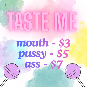 Lollypops that taste of me!