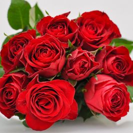 Give flowers to a girl