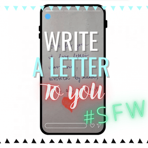 Handwritten Love Letter on Photo sent