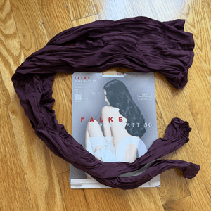 Opaque Burgundy 50 Den Tights