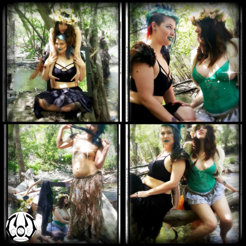 44 Pics Lesbian Fey Fantasy Striptease