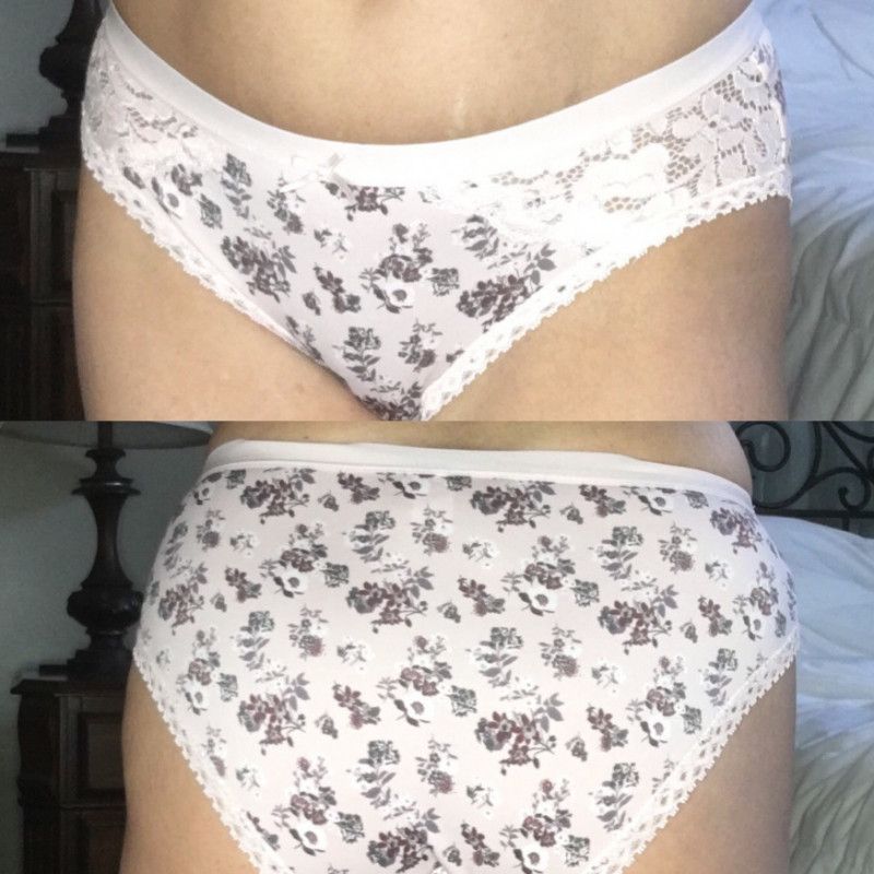 Silk flower pantie