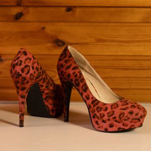 Pink Leopard Heels