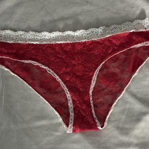 Red Lace Panties