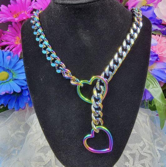 Rainbow Metal Choker