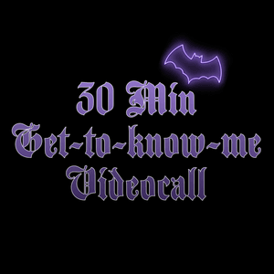 30 min Get to Know Me Videocall