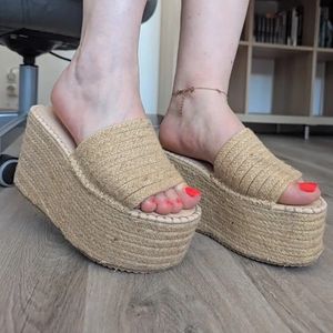 SFW Wedge Summer Mules