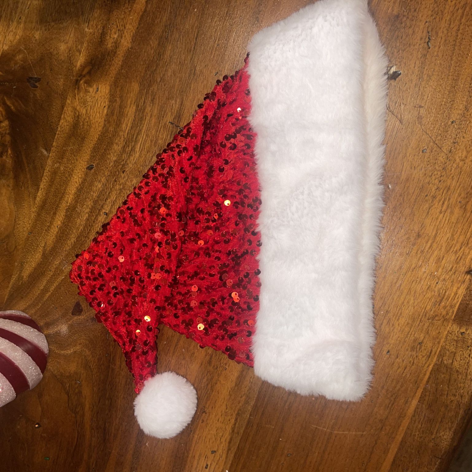 Sequin Santa Hat