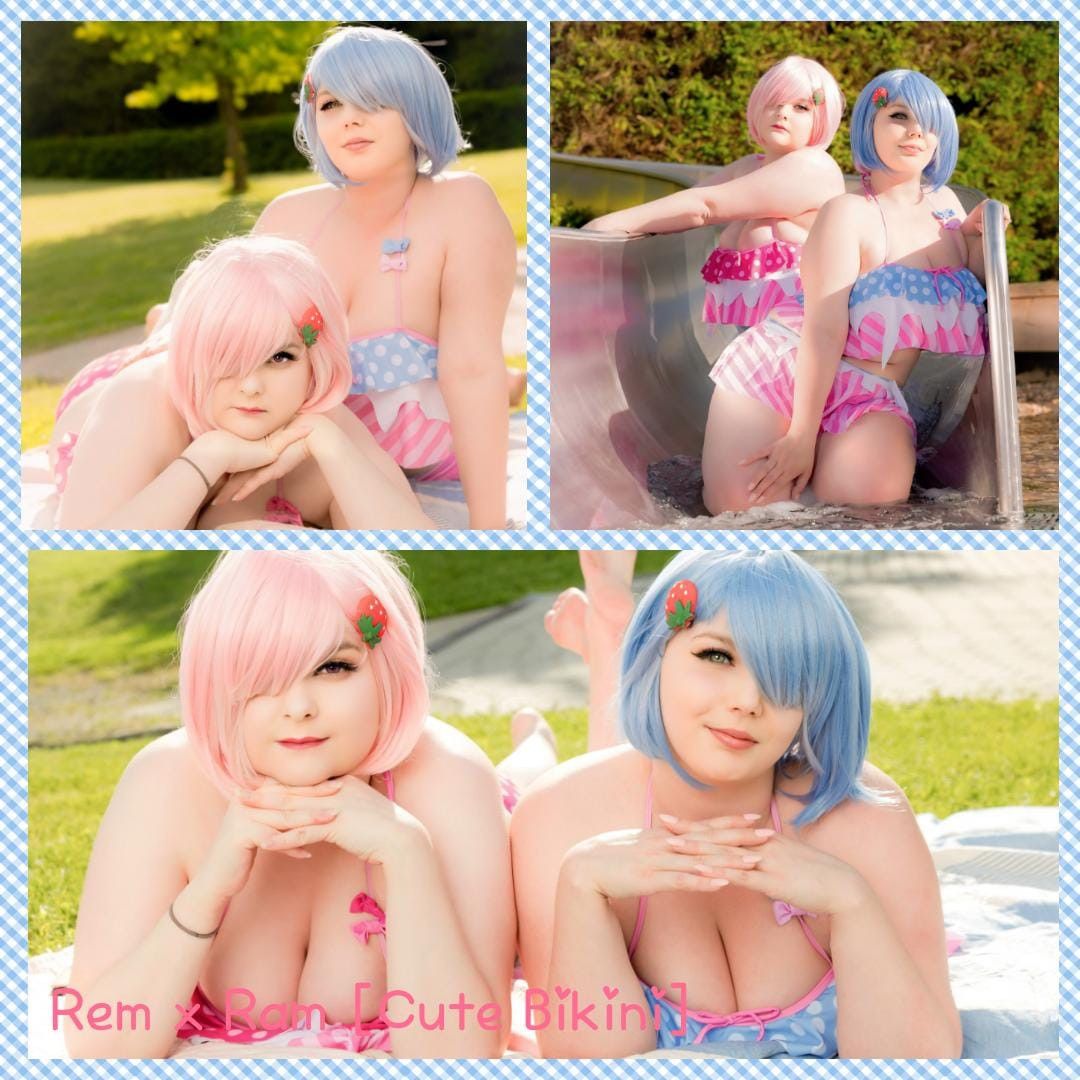 Rem and Ram Bikini II Daphne x Kazumi