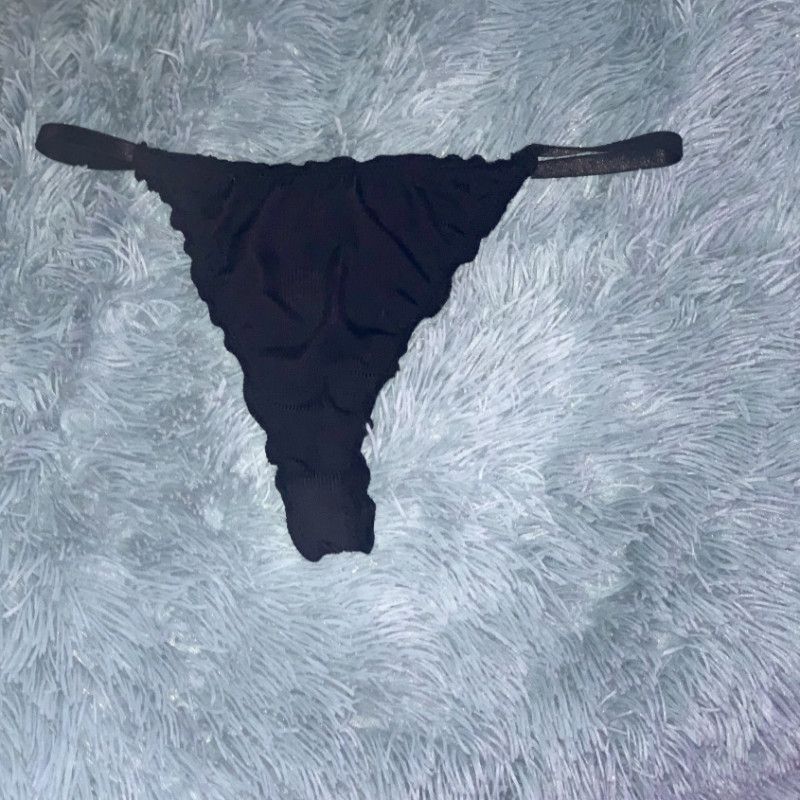 Squirt soaked worn thong