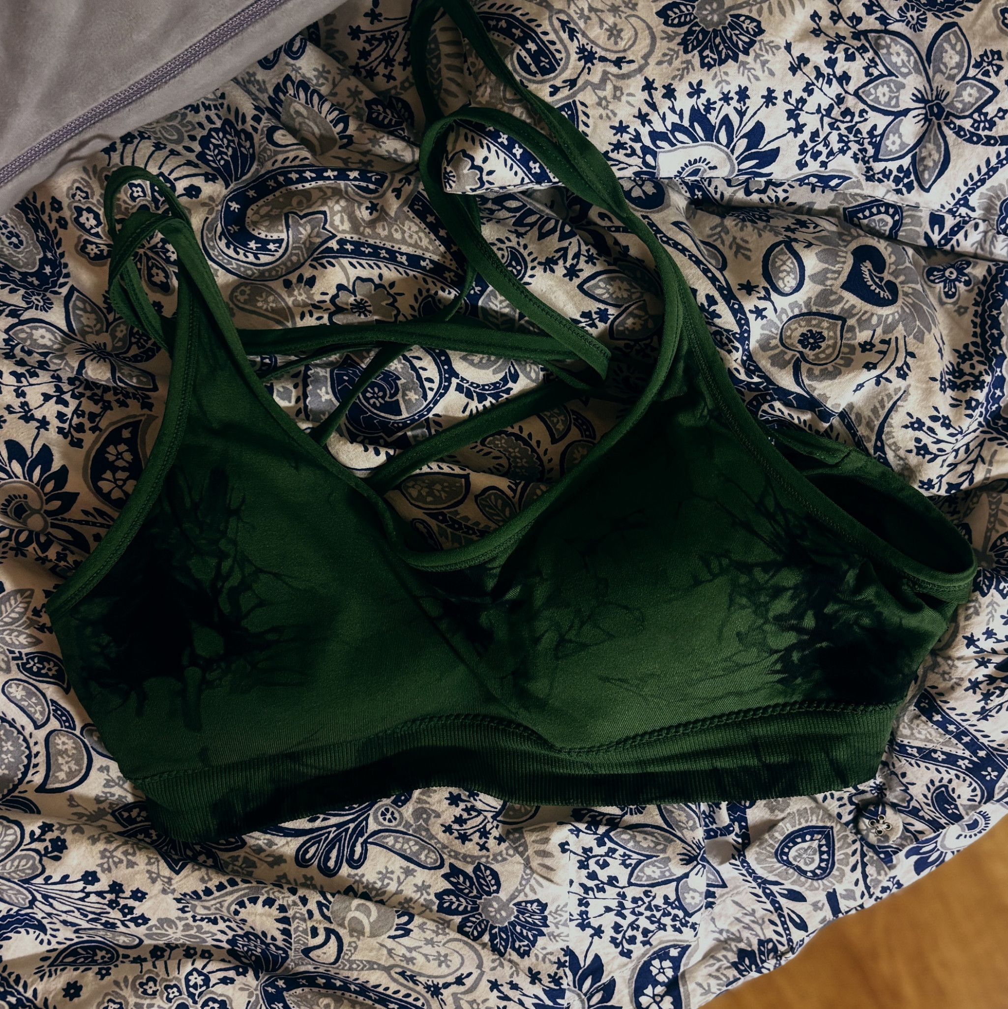 Emerald green GYM top