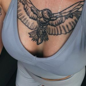 Smoky blue GYM top