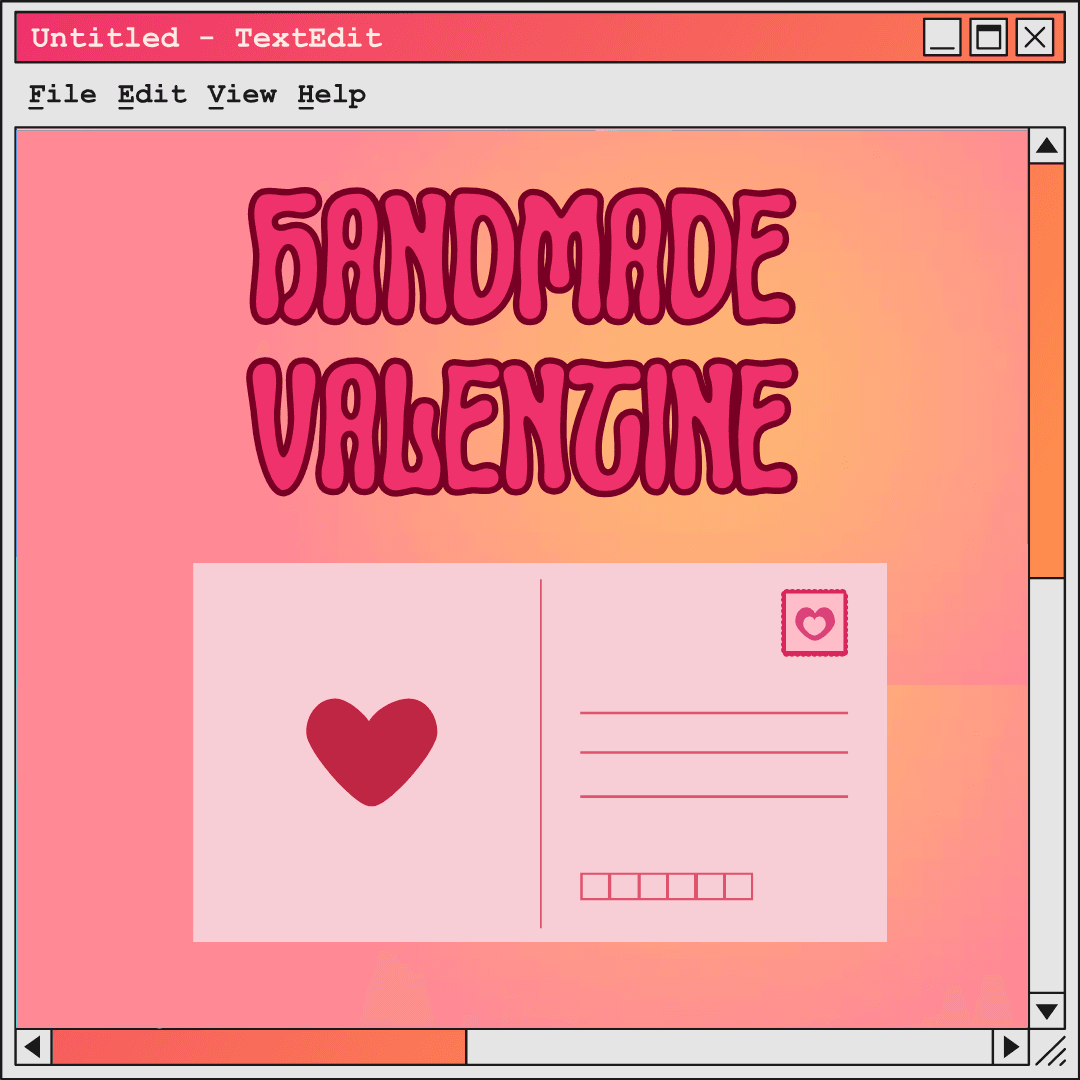 Handmade Valentines Card