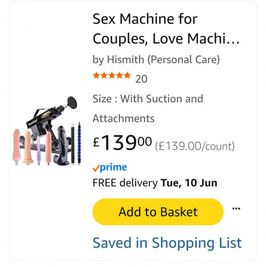 Buy me sex machine