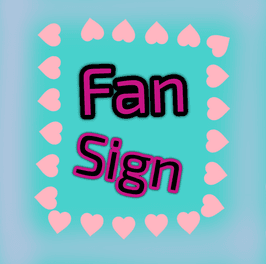 Personalized Fan Sign