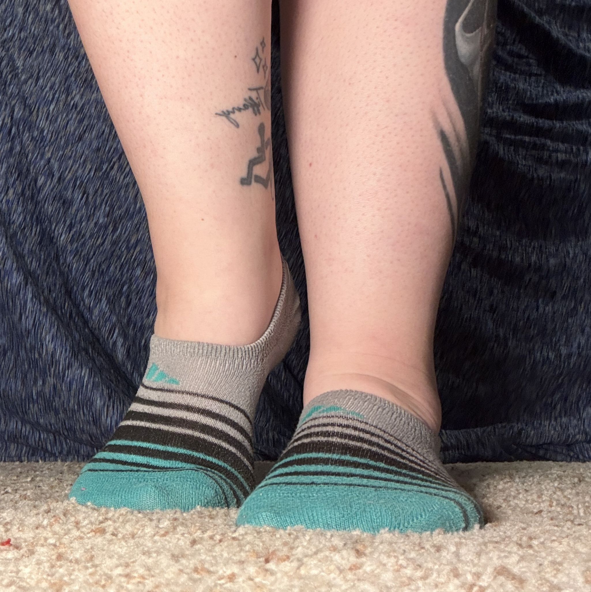 Stripped sock no shows