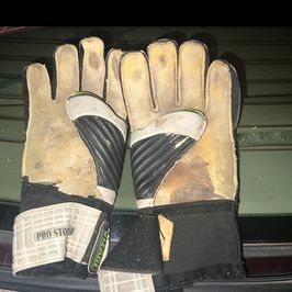 Goal keeper gloves worn for the past 10 years!