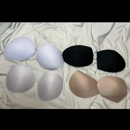 Worn bra pads!