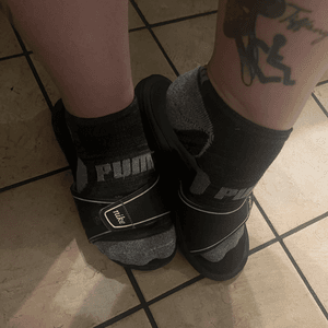 Grey puma socks