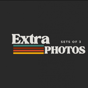 ADD ON ONLY: Extra photos: sets of 3 FOR