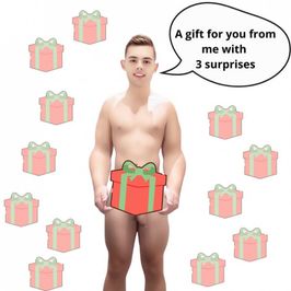 A gift for you from me with 3 surprises