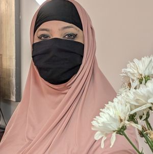 Pink hijab