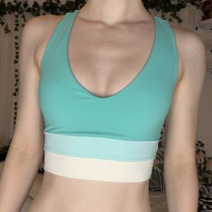 Blue Sports Bra