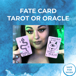SAFE FOR WORK Fate Tarot or Oracle Card