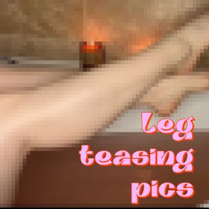 Leg teasing in  bathtub