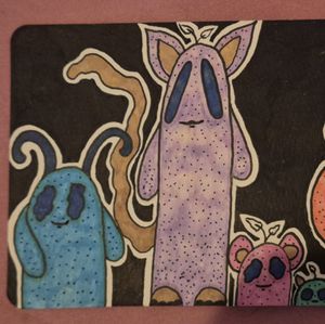 Hand drawn postcard