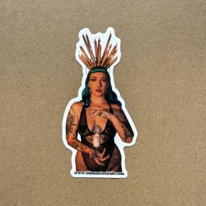 Queen of wax sticker