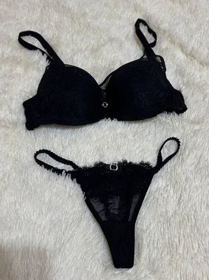 Black hot lingerie set