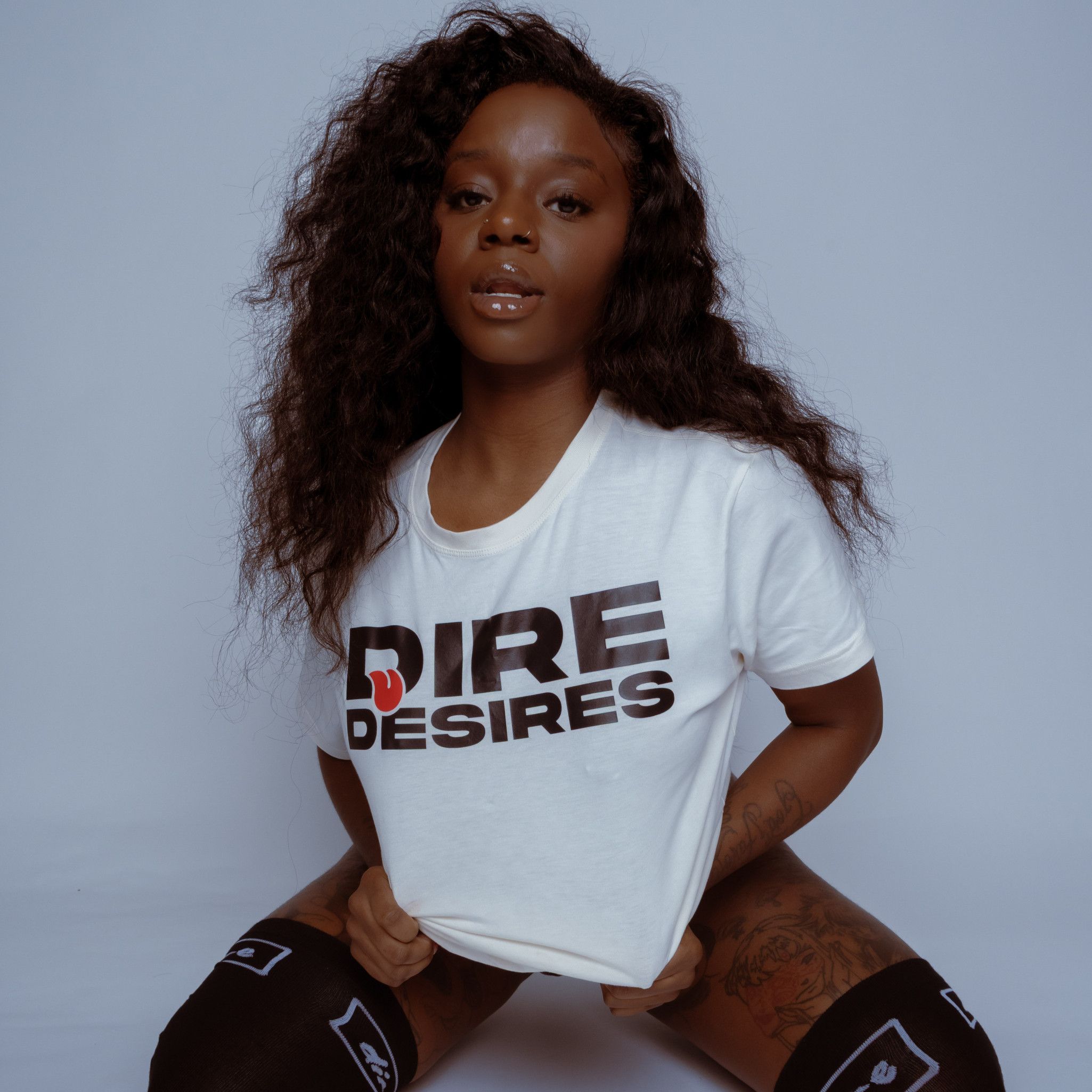 Dire Desires Signature Tee Natural