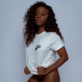 Dire Desires Tongue Tee Natural