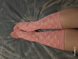 Pastel Floral Calf Socks