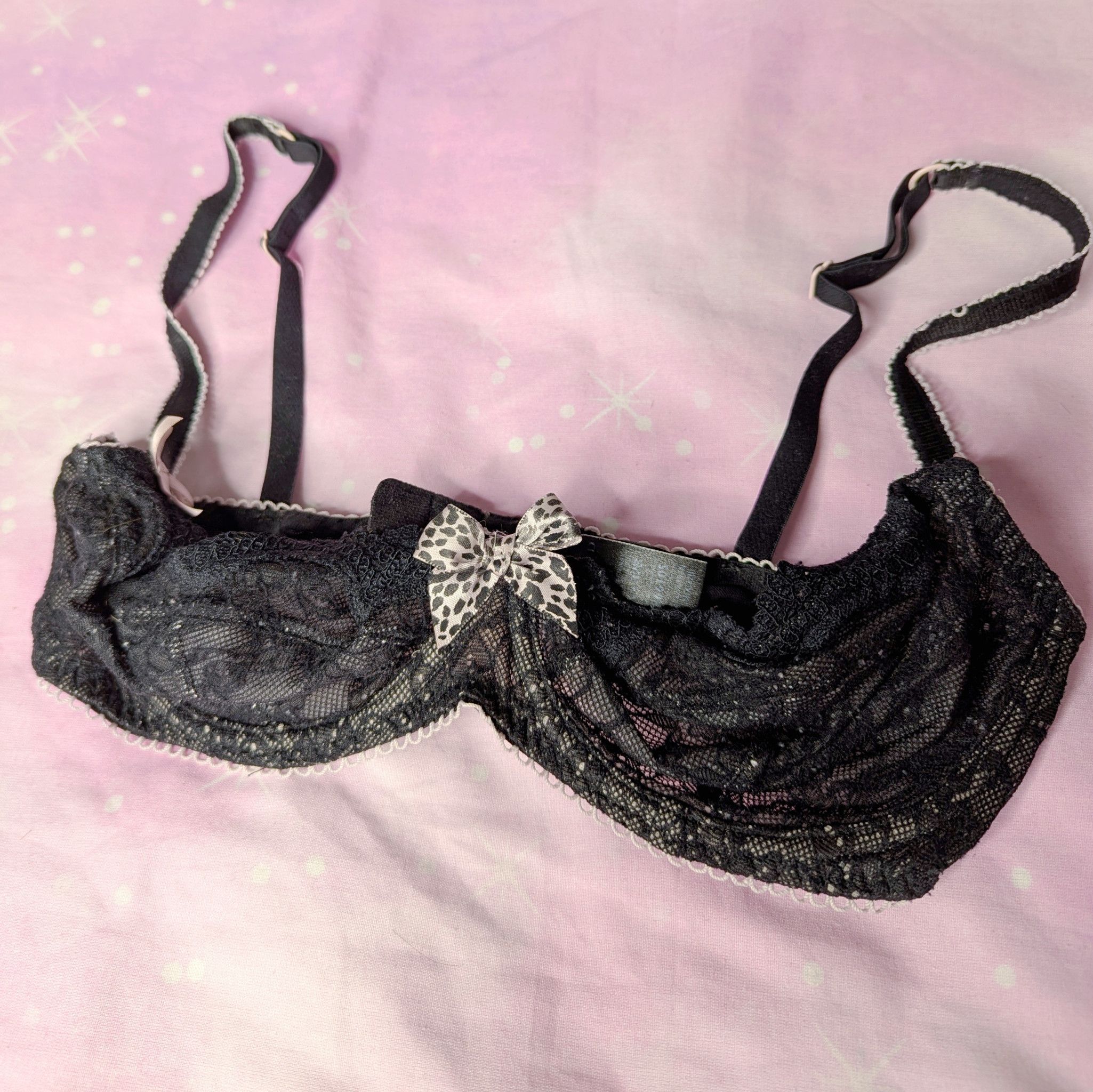 Old Black Lace Bra