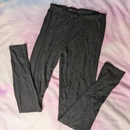Old Black Leggings Yoga Pants Tights