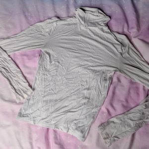 Old White Turtleneck Longsleeve XS Fitted
