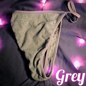 Dizzy Dollies: Cotton Grey Panties