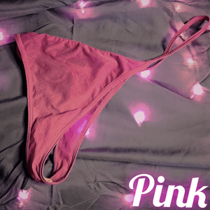 Used Lace Pink Thong