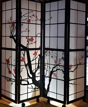 Oriental room divider to improve