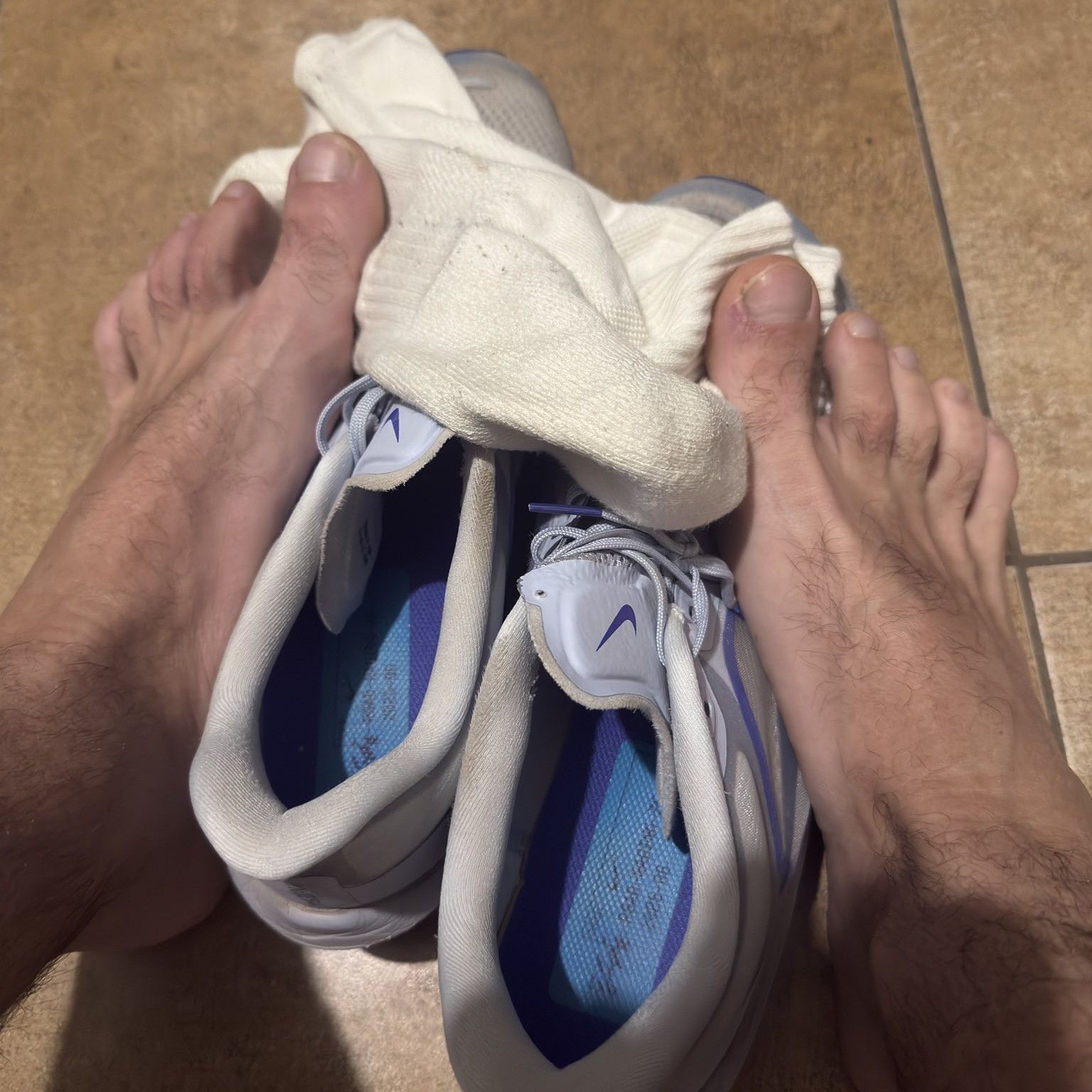 5km Sweated Running Socks Worn Twice