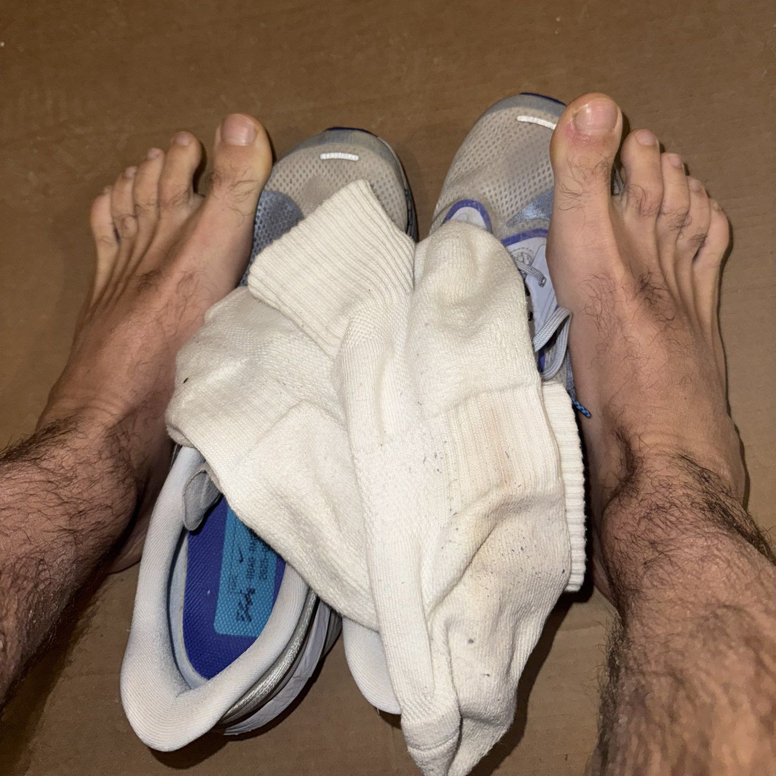 10km Sweated Running Socks Worn Twice