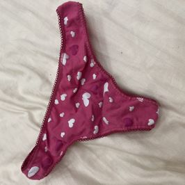 Pink panties with Hearts