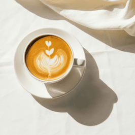 A coffee out of the house!