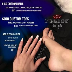 Spoil me with a Mani or Pedicure